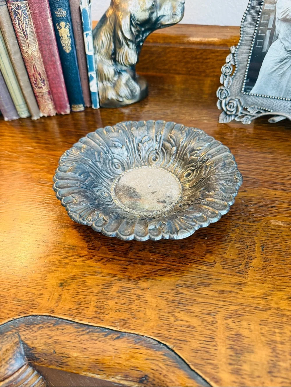 Vintage Towle Acanthus Leaf Bon Bon Dish – EP Silverplate – Model 4005